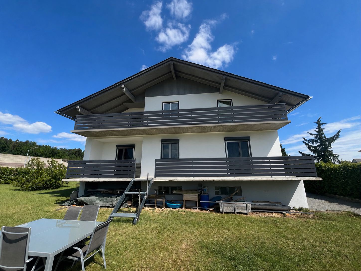 Einfamilienhaus nach der Fassadensanierung