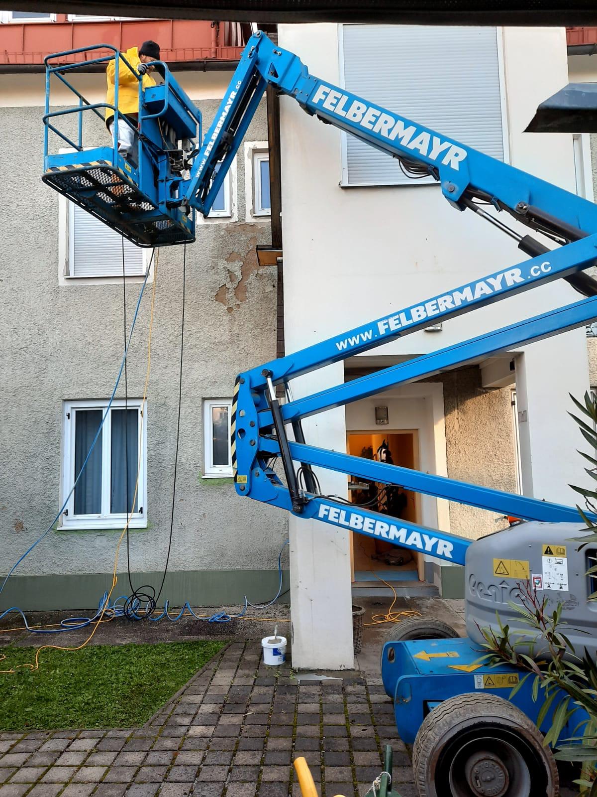 Fassadenarbeit als Referenzprojekt