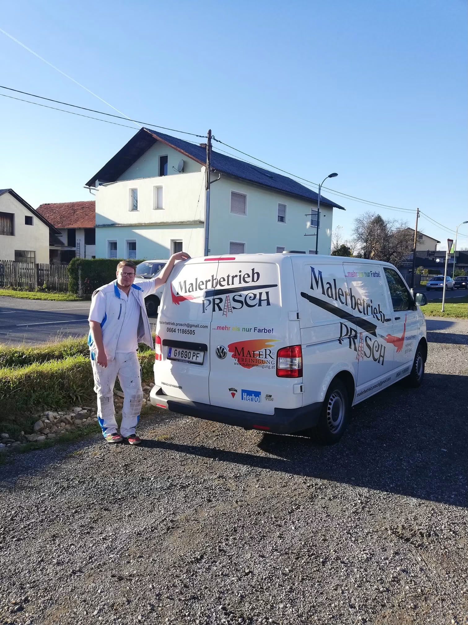 Saubere Malerarbeit vom Malerbetrieb Prasch